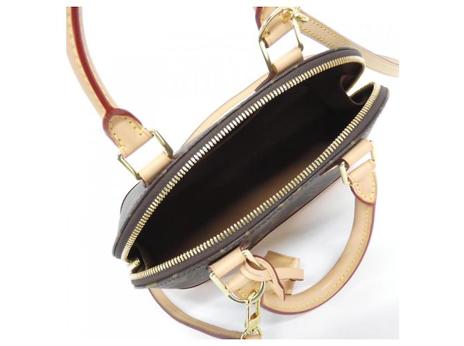 Borsa Alma BB Monogramma Louis Vuitton Marrone - vista 6