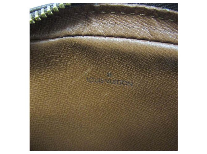 Borsa Clutch Louis Vuitton Monogram Marly Dragonne PM Marrone - vista 11