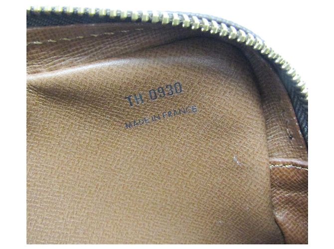 Borsa Clutch Louis Vuitton Monogram Marly Dragonne PM Marrone - vista 12