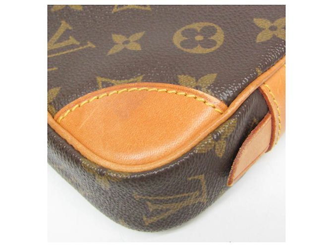 Borsa Clutch Louis Vuitton Monogram Marly Dragonne PM Marrone - vista 5