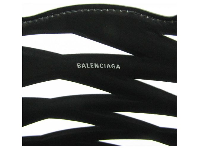 Borsa Balenciaga Neo Basket 630708 in blu e bianco - vista 15