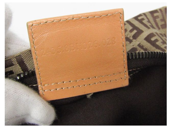 Damentasche Fendi Zucchino 8BH026 Beige - Ansicht 16