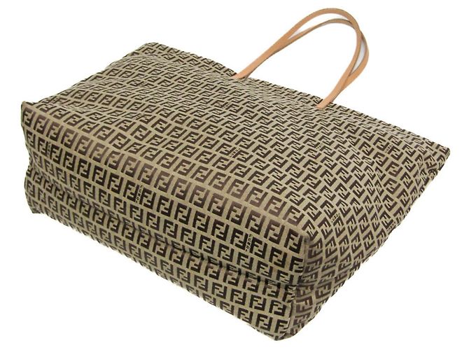 Damentasche Fendi Zucchino 8BH026 Beige - Ansicht 2