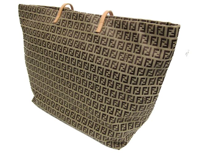 Damentasche Fendi Zucchino 8BH026 Beige - Ansicht 9