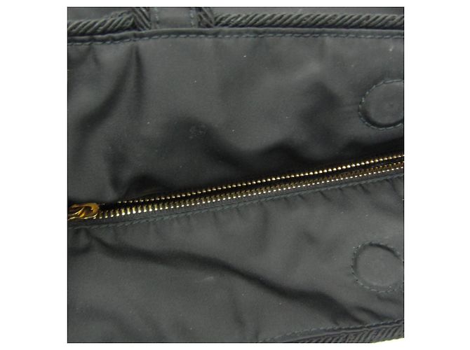 Borsa Tote TESSUTO con Nastro Prada in Nero - vista 13