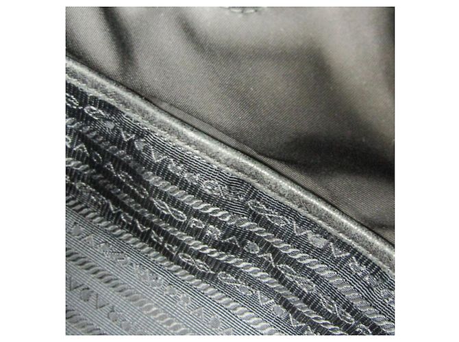 Borsa Tote TESSUTO con Nastro Prada in Nero - vista 15