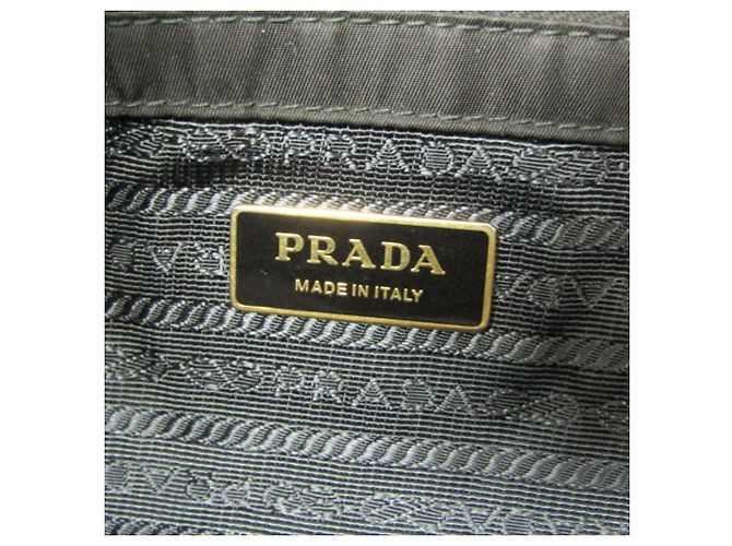 Borsa Tote TESSUTO con Nastro Prada in Nero - vista 16
