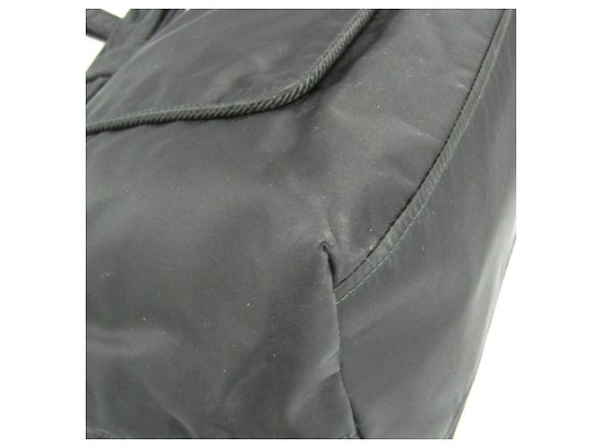 Borsa Tote TESSUTO con Nastro Prada in Nero - vista 7