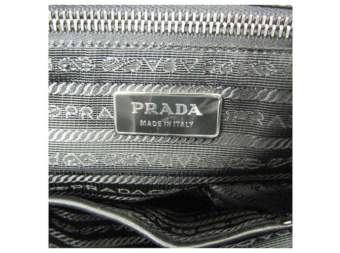 Prada Borsa in nylon TESSUTO Gather da donna, borsa a spalla - Nero - vista 15