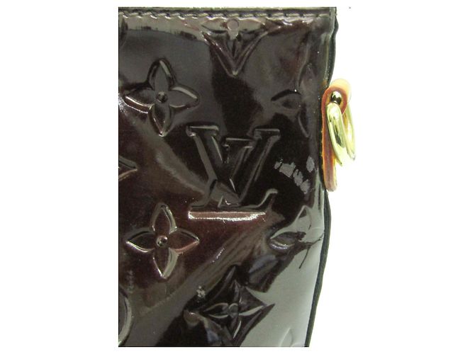 Borsa a Spalla Louis Vuitton Monogram Vernis Bellevue GM M93589 Bordò - vista 11