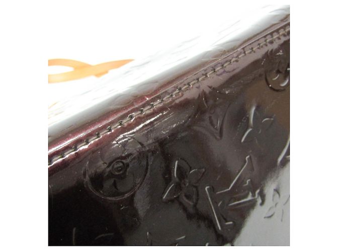 Borsa a Spalla Louis Vuitton Monogram Vernis Bellevue GM M93589 Bordò - vista 5