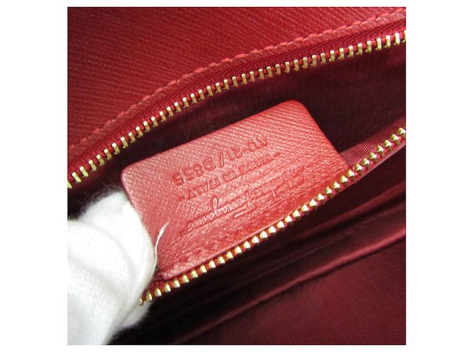 Borsa a Spalla Vara Chain di Salvatore Ferragamo Rosso - vista 13