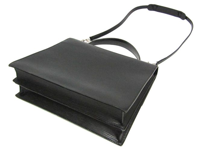 Borsa Louis Vuitton Epi Sevigne GM M40512 Nero - vista 2