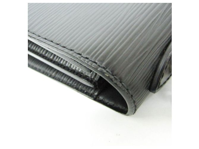 Borsa Louis Vuitton Epi Sevigne GM M40512 Nero - vista 9