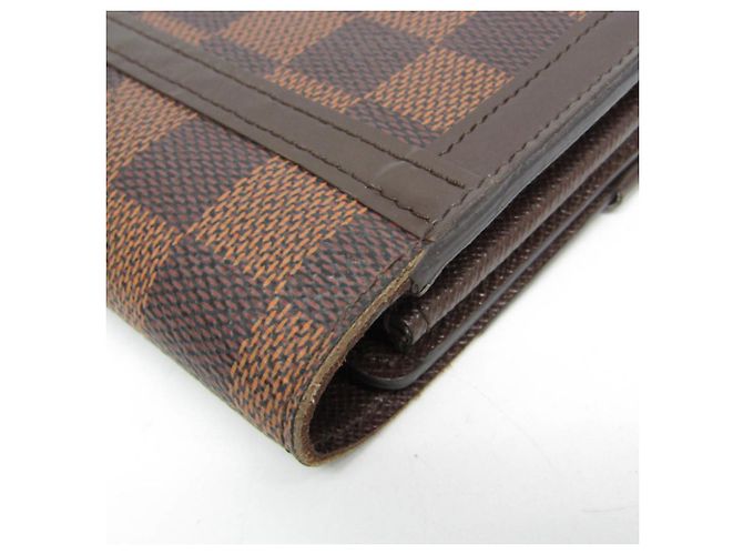 Billetera Louis Vuitton Damier Venice N60535 Castaño Damier ebene - vista 10