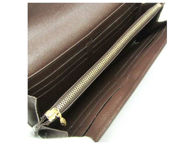 Billetera Louis Vuitton Damier Venice N60535 Castaño Damier ebene - vista 3