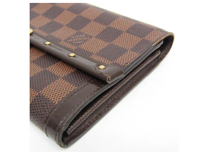 Billetera Louis Vuitton Damier Venice N60535 Castaño Damier ebene - vista 5