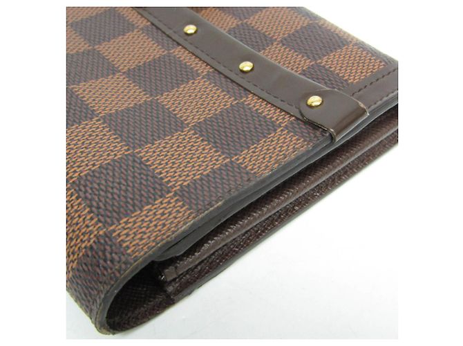 Billetera Louis Vuitton Damier Venice N60535 Castaño Damier ebene - vista 6