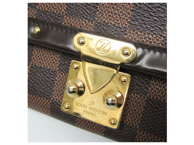 Billetera Louis Vuitton Damier Venice N60535 Castaño Damier ebene - vista 7