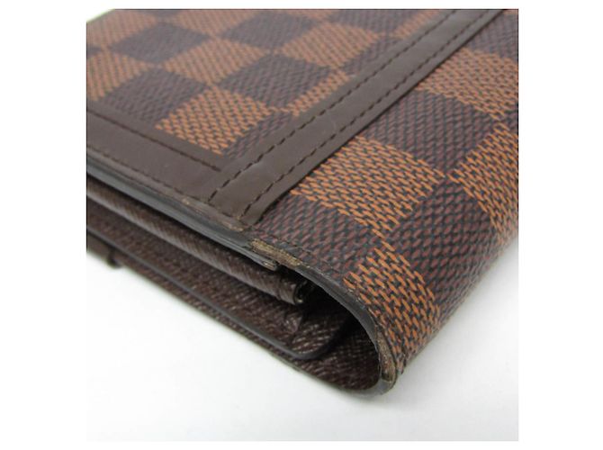 Billetera Louis Vuitton Damier Venice N60535 Castaño Damier ebene - vista 9
