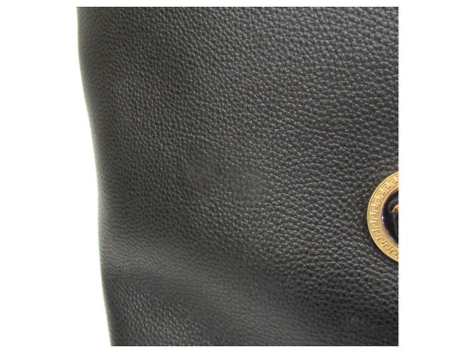 Borsa a Spalla in Pelle Medusa di Versace Nero - vista 6