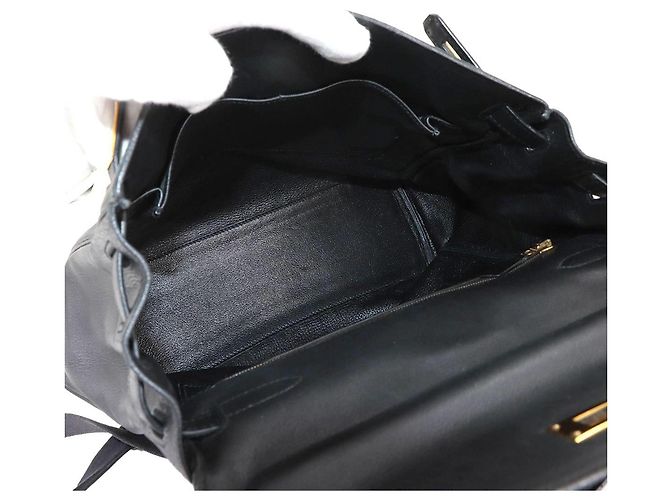 Zaino Hermès Kelly Ad GM Nero - vista 5