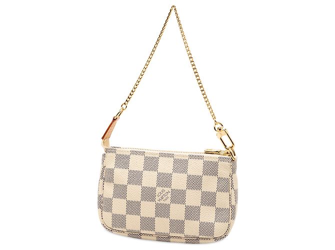 Mini Pochette Accessoires Damier Azur Bianco Louis Vuitton - vista 2