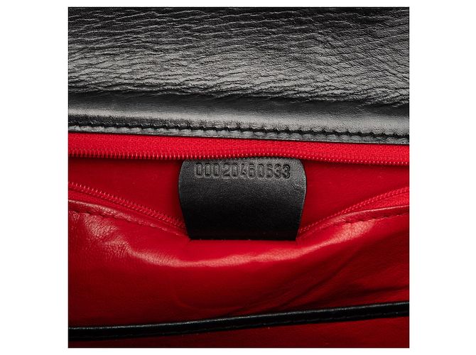 Gucci Nero Pelle di Vitello Bamboo Notte - vista 6