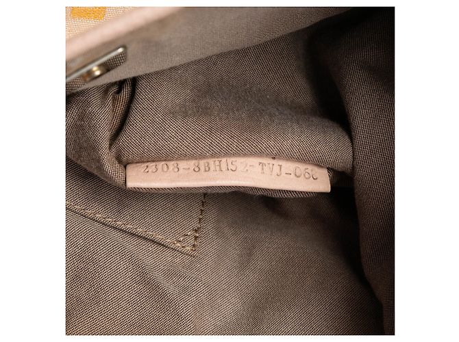 Fendi Tote Zucchino Multicolore Piccolo Marrone - vista 6