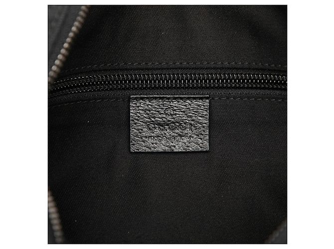 Bolsa transversal Gucci em lona GG preta Preto - vista 5