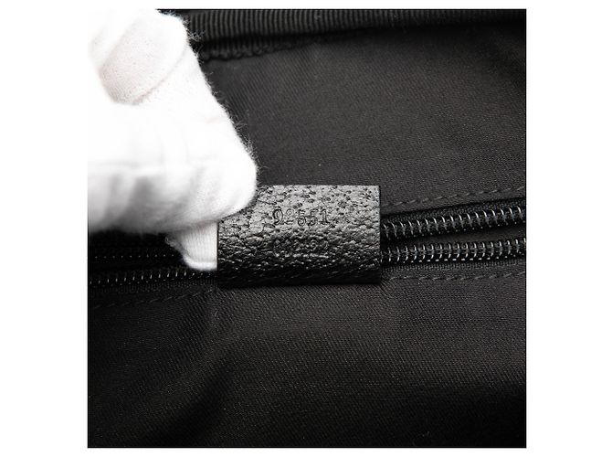 Bolsa transversal Gucci em lona GG preta Preto - vista 6