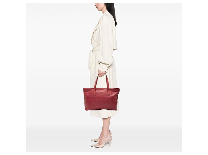 Rote Medium GG Imprime Tote von Gucci - Ansicht 7