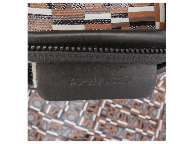Salvatore Ferragamo Tote de lona recubierta Gancini marrón Ferragamo Castaño - vista 6