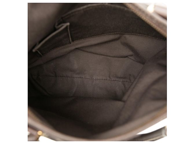 Borsa Angele Mini Lin Monogramma Marrone Louis Vuitton Marrone scuro - vista 4