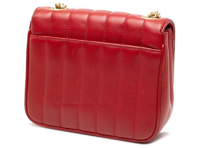 Borsa a catena Vicky Monogram in agnello rosso Saint Laurent - vista 2