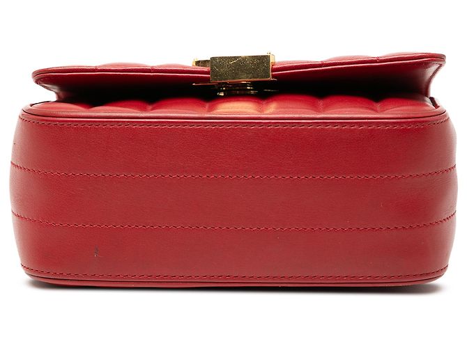 Borsa a catena Vicky Monogram in agnello rosso Saint Laurent - vista 3