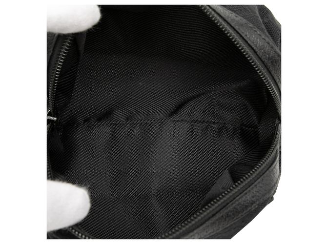 Pochette in tela GG nera Gucci Nero - vista 4