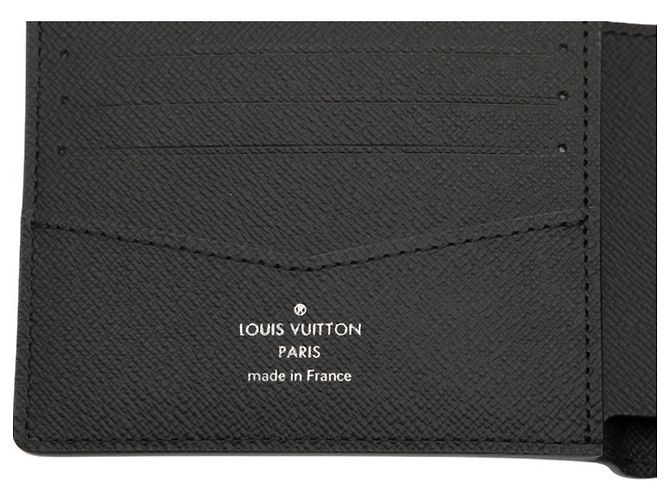 Portafoglio Bifold Slender Monogram Eclipse Reverse di Louis Vuitton Marrone Nero - vista 5