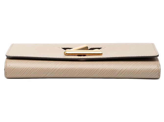 Cartera Larga Twist Epi Louis Vuitton Beige - vista 3