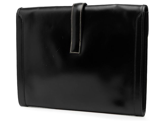 Borsa Clutch Jige GM di Hermès Nero - vista 2