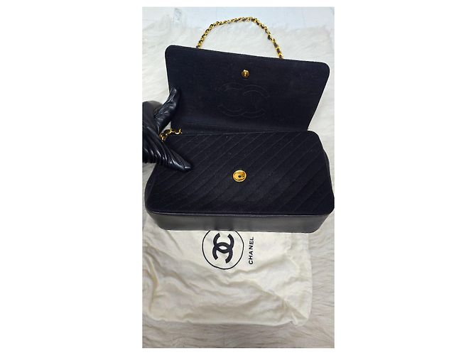 Timeless Borsa Classica a Flap Singolo CHANEL Nero - vista 14