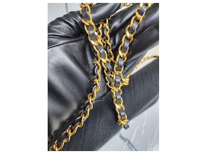 Timeless Borsa Classica a Flap Singolo CHANEL Nero - vista 8