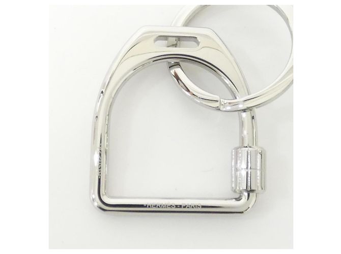 Ring Portachiavi Hermès Etrier 077215FJ Argento - vista 2