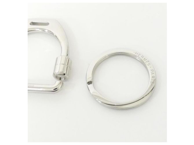 Ring Portachiavi Hermès Etrier 077215FJ Argento - vista 4