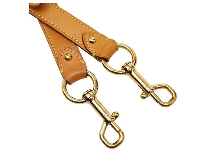 Cinghia a spalla in pelle beige Louis Vuitton - vista 5