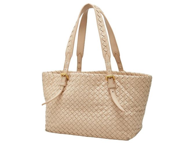 Bolso Tote Intrecciato de Bottega Veneta Beige - vista 2