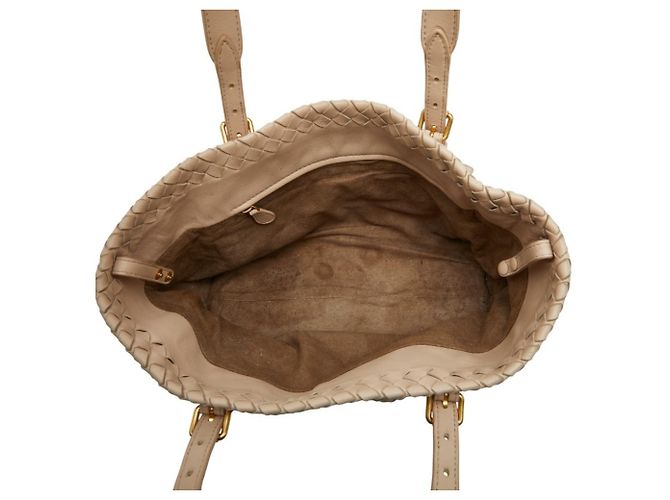 Bolso Tote Intrecciato de Bottega Veneta Beige - vista 8