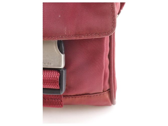 Marsupio a due vie Prada con tracolla Rosso - vista 11