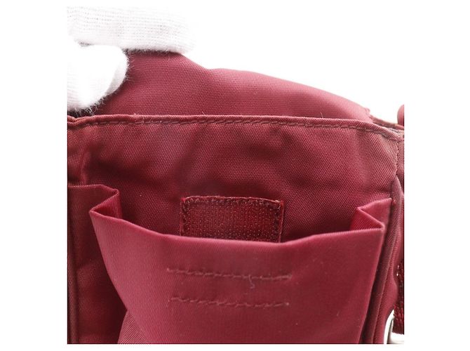 Marsupio a due vie Prada con tracolla Rosso - vista 15