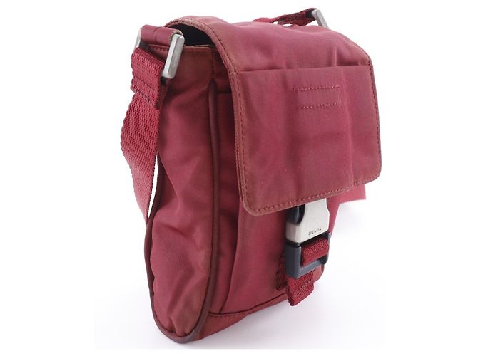 Marsupio a due vie Prada con tracolla Rosso - vista 3